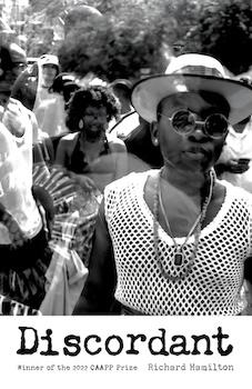 Book cover photo of a crowd wearing hats, sunglasses and necklaces.